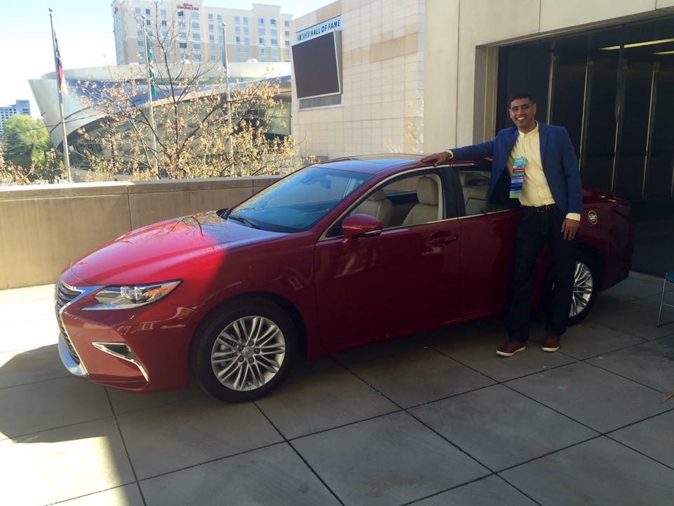 Lexus winner Stanley Jones