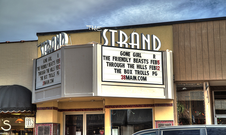 The Strand at 38 Main is one of our agents’ favorite places to see a film.