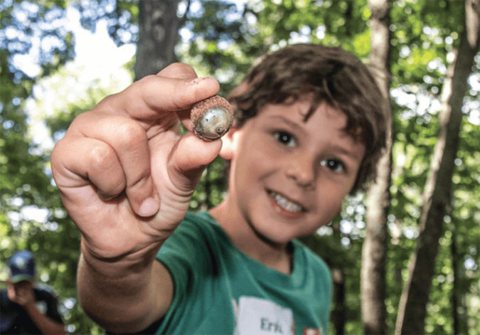 Conserving Carolina is a local nonprofit conservation organization working to preserve water and land resources in Western North Carolina for future generations like this child.
