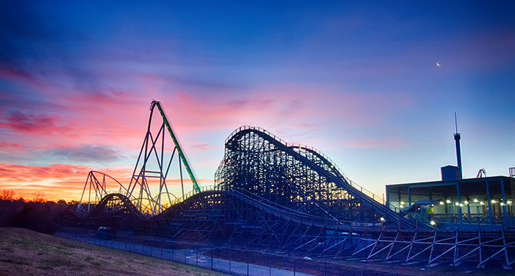 Carowinds Amusement Park in Charlotte, NC