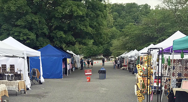 the annual Lake Lure Arts & Crafts Festival