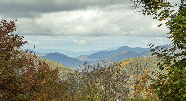 Blue Ridge Mountains in Haywood County, NC