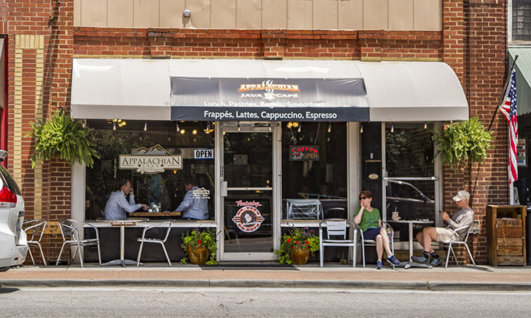 Here's how to live like a foodie for a day in Burnsville, NC.