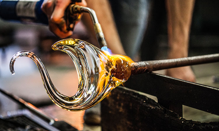 Here are four places to discover glass art in Asheville, NC.