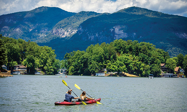 Here are seven places in Lake Lure where it's easy to create the perfect romantic moment on Valentine's Day.