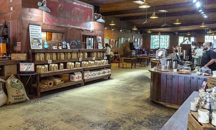 inside at Panacea Coffee Co