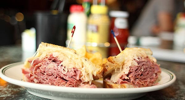 Enjoy a "foodie" day in Tryon, NC with this Reuben sandwich
