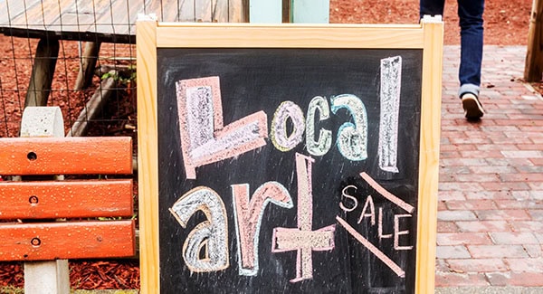 Find great local art in Lake Lure, NC!